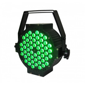 PAR-LED 54 x 4W RGB, Carcasa aluminiu, Cooler, Proiector lumini scena DMX 512