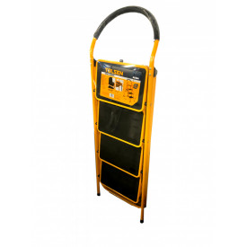 SCARA DIN OTEL Profesionala, Pliabila, 4 trepte late 38x26cm, max 150 KG