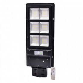 Lampa 200 / 300 / 400W pentru iluminat stradal - Panou solar, Acumulator, Telecomanda
