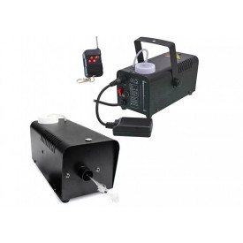 Masina fum usor/ceata/fog 600W cu Becuri LED si telecomanda wireless, Aparat abur efecte lumini scena