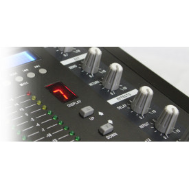 Mixer profesional amplificat 2 x 380W P8USB-BT, 8 canale, Bluetooth telefon, USB, Display