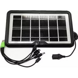 Panou fotovoltaic pentru incarcare telefon cu energie de la soare, 6V 3.8W USB