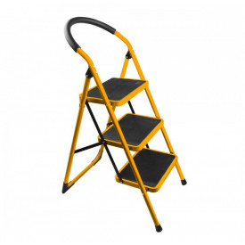 Scara din otel cu 3 trepte, 150 KG, Inaltime 70CM, Platforma 38x26cm, 690X470X1030 MM