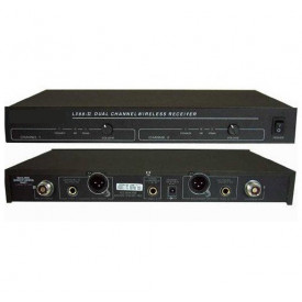 Set 2 Microfoane SM58 Wireless LX-88-2, Receiver cu reglaj volum, Conexiune XLR