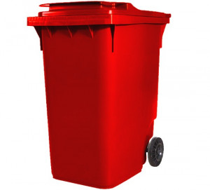 Pubela 360 L, rosu