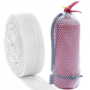 Manson pentru Stingatoare de Incendiu, Tip Plasa, Diametru 150mm, 30m, Alb Natur 2