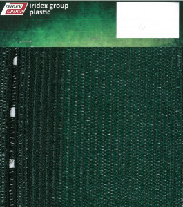 Plasa protectie schela 2X50 m, grad umbrire 80%, verde