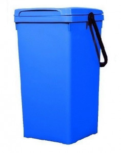 Cos de gunoi pentru birou 32 l, albastru