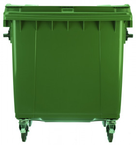 Container 1100 l pentru colectare selectiva sticla - verde