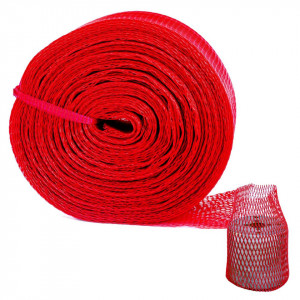 Manson Protectie, Tip Plasa, Diametru 90mm, Lungime 30m, Rosu 2