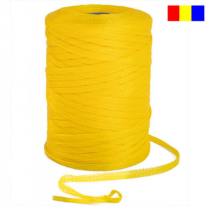 Plasa tubulara pentru ambalat, 480mm x 1000m, Galben