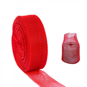 Manson Protectie, Tip Plasa, Diametru 90mm, Lungime 30m, Rosu 4