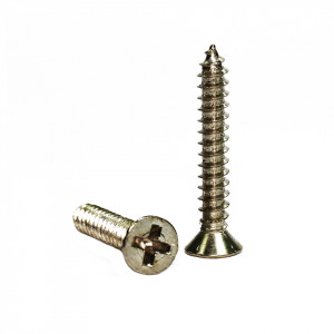 Surub autofiletant din inox cu cap inecat DIN 7982 - 4,2 x 25, set 200 bucati