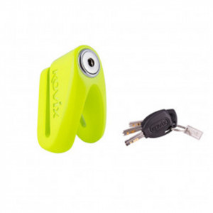Antifurt moto blocator disc de frana KOVIX KVC/Z1, culoare vernil