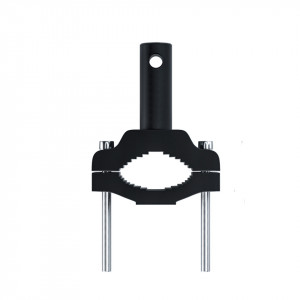 Consola extensie pentru prindere proiectoare moto, GoPro, claxoane, culoare neagra