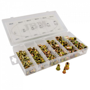 Set piulite nit pop JBM, 150 piese, M3-M10