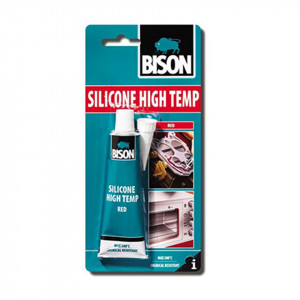 Silicon rosu de garnituri pentru temperaturi inalte BISON 60 ml