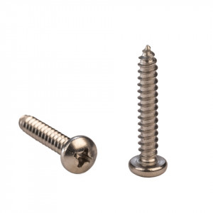 Surub autofiletant din inox cu cap bombat DIN 7981 - 4,8 x 38, set 200 bucati