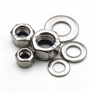 Suruburi inox cu cap inbus, M5/M6/M8, cu saibe si piulite autoblocante, set 345 bucati