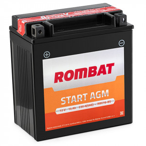 Baterie moto start AGM ROMBAT RBX16-BS 12V-14AH