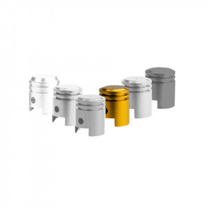 Capac valva anvelopa moto tip piston OXFORD, auriu, set 2 bucati