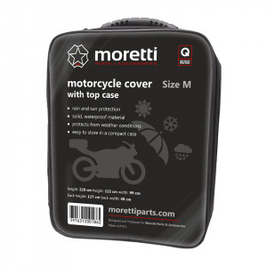 Husa moto Moretti pentru motocicleta cu topcase, marimea M