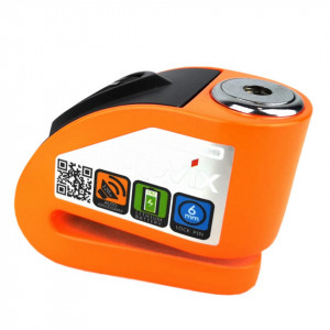 Antifurt moto blocator disc de frana cu alarma KOVIX KD6, culoare protocalie