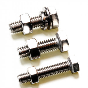 Set 475 piese: suruburi cu cap hexagonal din otel inox, M4, M5, M6, cu piulite, saibe si saibe grover