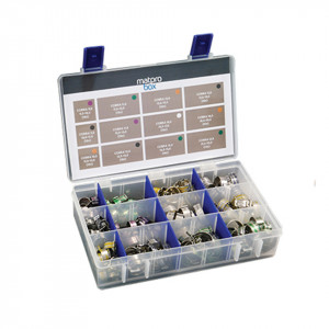 Set complet MATPRO BOX de coliere COBRA pentru fixarea conductelor de combustibil ale autovehiculelor