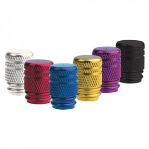 Capac valva anvelopa moto OXFORD, auriu, set 2 bucati