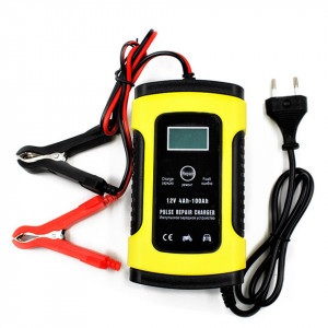Redresor FOXSUR ORIGINAL smart pentru baterii auto/moto, 12V 5A, cu afisaj electronic si functie Repair