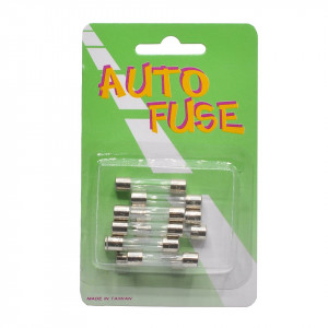 Sigurante fuzibile din sticla 6 x 30 mm, set 10 bucati (1A-20A)