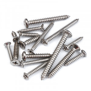 Suruburi inox autofiletante cu cap bombat si inecat, set 570 bucati
