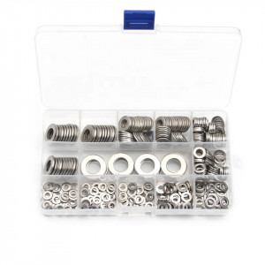 Set 395 bucati saibe din otel inox, M4/M5/M6/M8/M10/M12