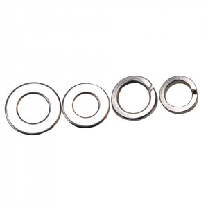 Set 475 piese: suruburi cu cap hexagonal din otel inox, M4, M5, M6, cu piulite, saibe si saibe grover