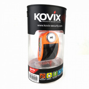 Antifurt moto blocator disc de frana cu alarma KOVIX KD6, culoare protocalie