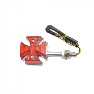 Semnalizatoare moto LED universale, tip CROSS