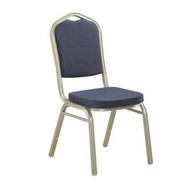Zina 2 New rakásolható szék Szürke szövet - pezsgőszínű keret
