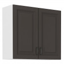 Stilo konyhabútor 80 G-72 2F eleme - Fehér - Matt szürke