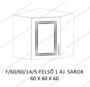 Akciós sarokkonyha - Felső 1 ajtós 60x60 cm sarok konyha elem