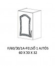 Flóra felső konyha elem F/60/30/1A