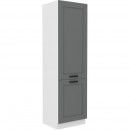 Lilla konyhabútor 60 LO-210 2F Beépített hűtőnek, Fehér - Dust grey eleme