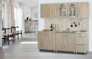 Flóra konyhablokk MDF fronttal, Sonoma tölgy, 200cm
