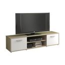 Zuno new TV asztal - sonoma tölgy - fehér