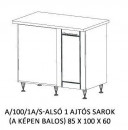 Alíz alsó konyha elem A/100/1A/S