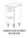 Anikó alsó konyha elem A/40/3F
