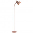 Állólámpa retro stílusban, fém, rose gold, AVIER TYP 2