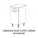 Anikó alsó konyha elem A/40/1A/1F