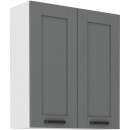 Lilla konyhabútor 80 G-90 2F Fehér - Dust grey eleme