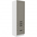 Lilla konyhabútor 60 DKS-210 3S 1F Fehér - Clay grey eleme